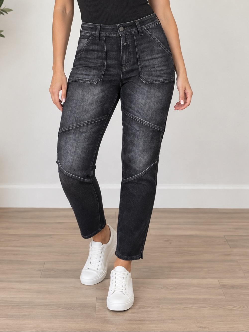 Anthropologie Closed‎ Francesca Moto Jeans Size 27 Utility Urban Minimalist